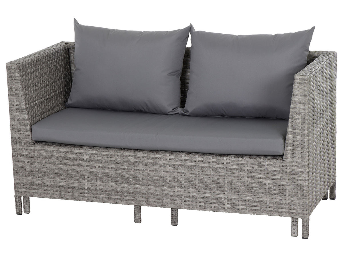 Ensemble de jardin Vigo Lounge, 4 pièces, gris