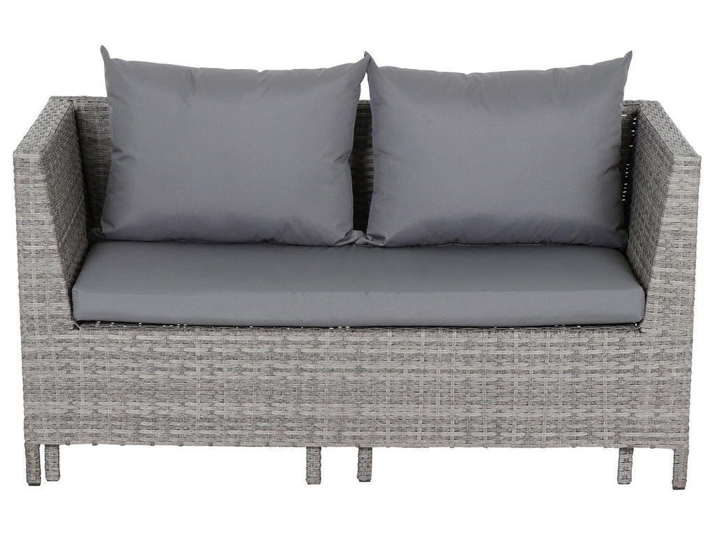 Ensemble de jardin Vigo Lounge, 4 pièces, gris