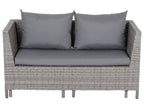 Ensemble de jardin Vigo Lounge, 4 pièces, gris