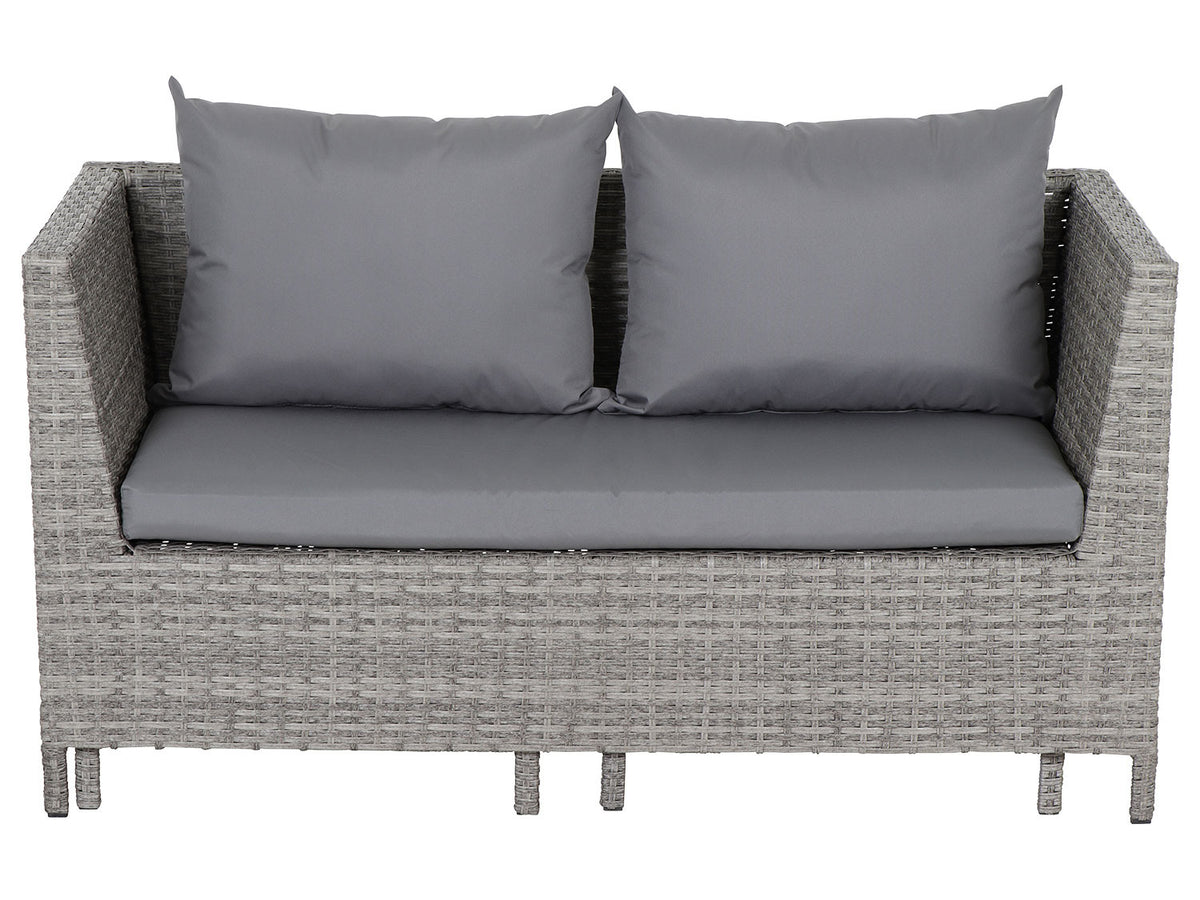 Ensemble de jardin Vigo Lounge, 4 pièces, gris
