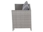 Ensemble de jardin Vigo Lounge, 4 pièces, gris