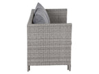 Ensemble de jardin Vigo Lounge, 4 pièces, gris