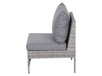 Ensemble de jardin Vigo Lounge, 4 pièces, gris