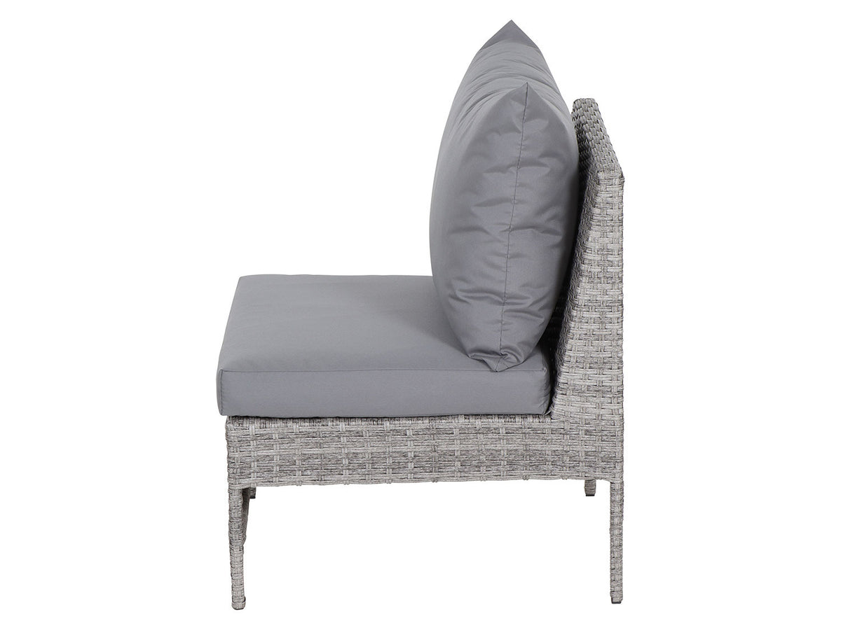 Ensemble de jardin Vigo Lounge, 4 pièces, gris