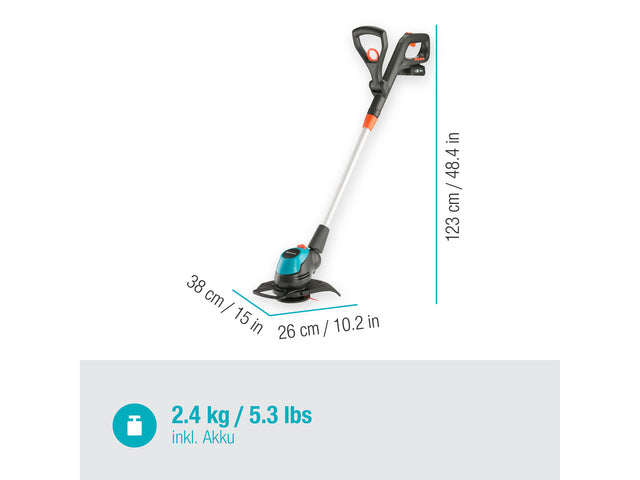 Coupe-bordures sans fil EasyCut 23/18V Power For All, Ø 28 cm