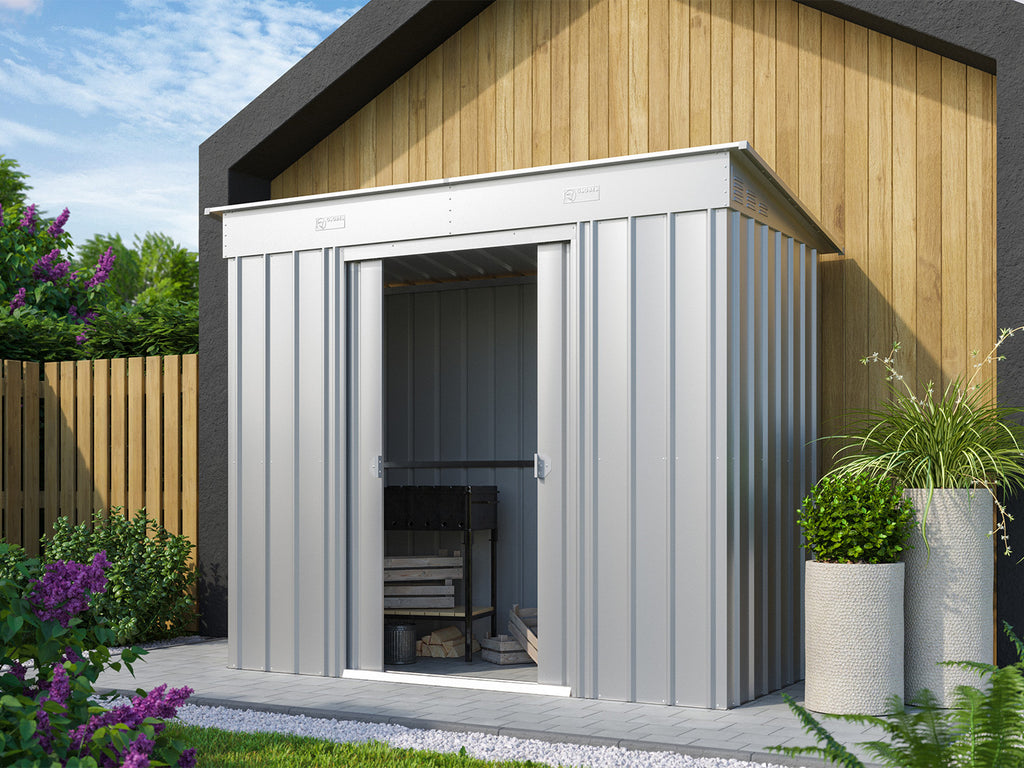 Abri de jardin à toit monopente Skillion, 1,93 m2 ou 2,06 m2