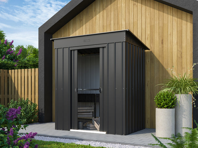 Abri de jardin à toit monopente Skillion, 1,93 m2 ou 2,06 m2