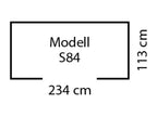 Abri de jardin à toit monopente Skillion, 1,93 m2 ou 2,06 m2