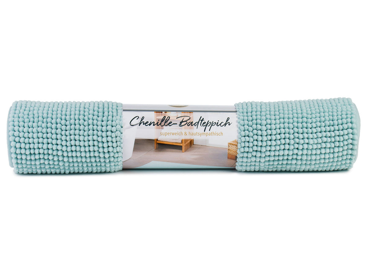Tapis de bain microfibre chenille, 70 x 120 cm