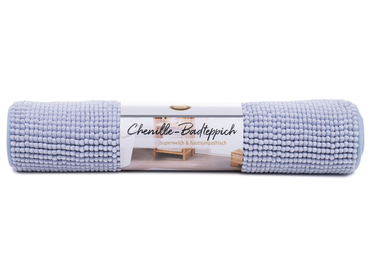 Tapis de bain microfibre chenille, 70 x 120 cm