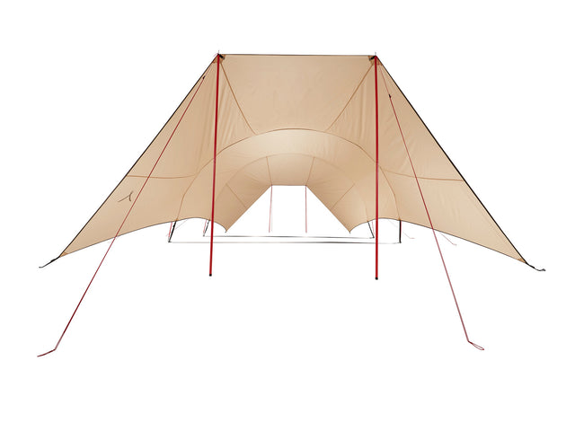 Auvent « Tahuta Shelter 5 », 600 x 500 cm