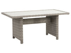 Salon de jardin Malia, 5 pièces, gris