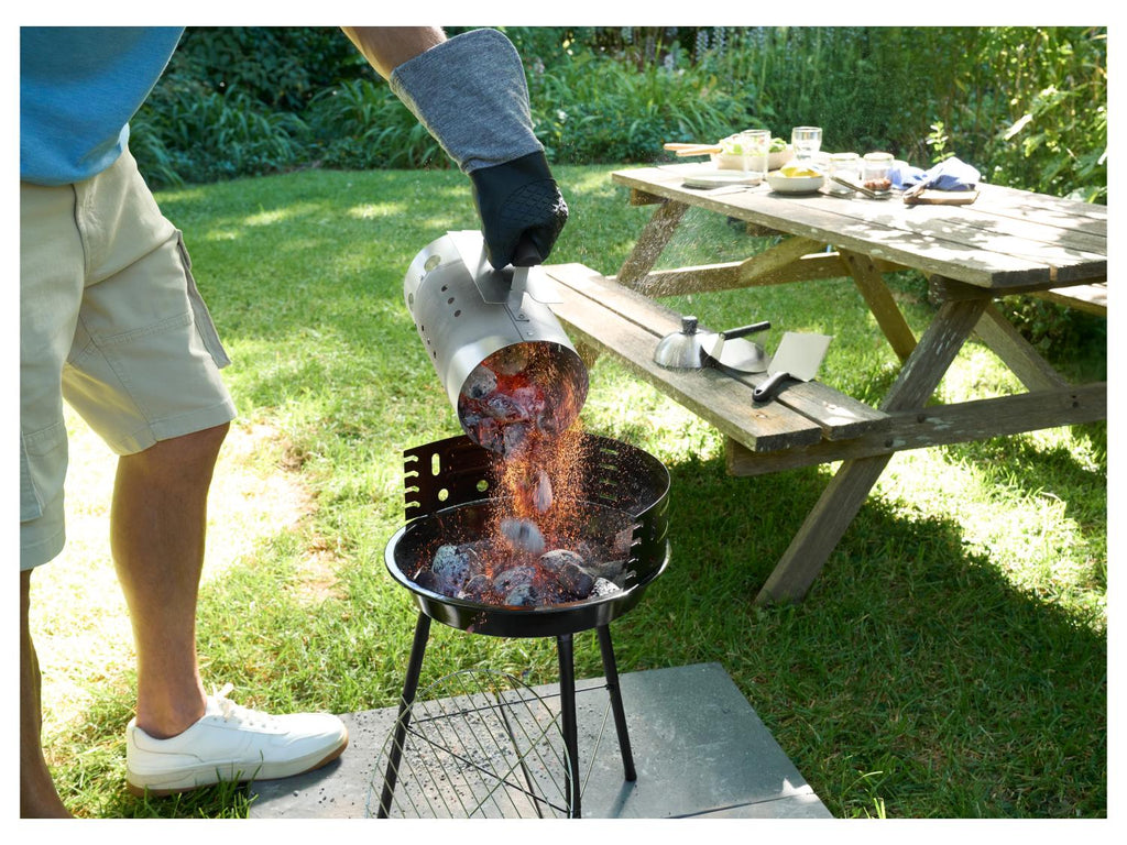 Barbecue rond au charbon de bois, Ø 33 cm