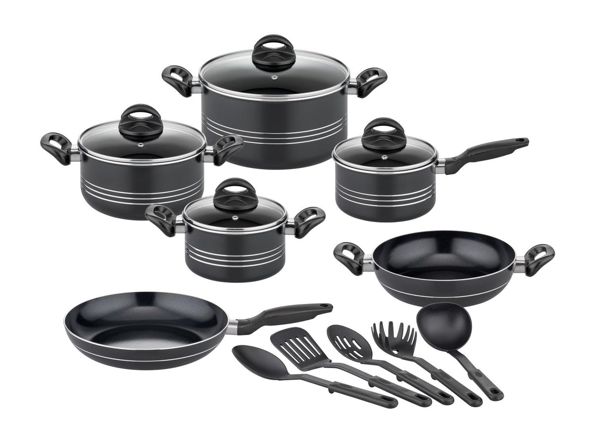 Set de casseroles Milano Nero