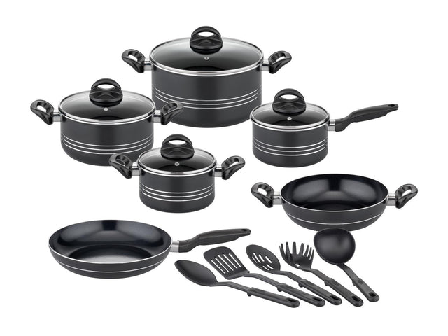 Set de casseroles Milano Nero