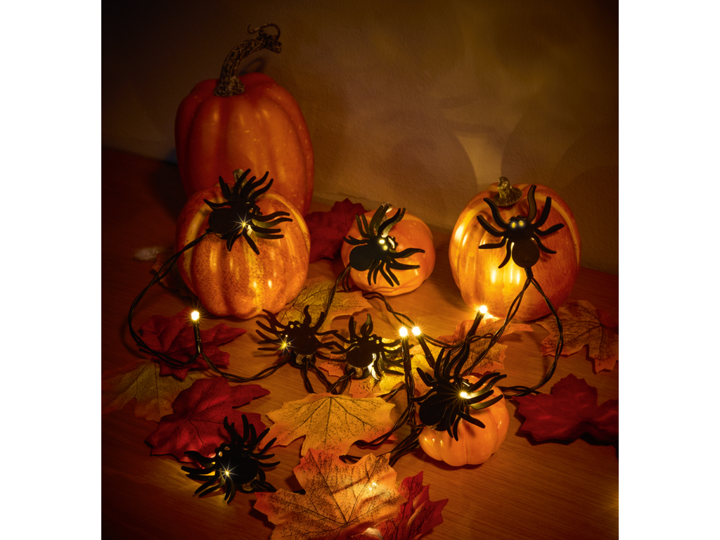 Guirlande lumineuse d'Halloween, avec fonction minuterie
