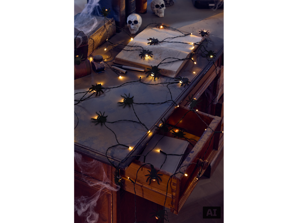 Guirlande lumineuse d'Halloween, avec fonction minuterie