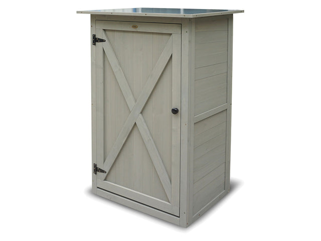 Armoire de jardin Benno, 76 x 56 x 117 cm, gris