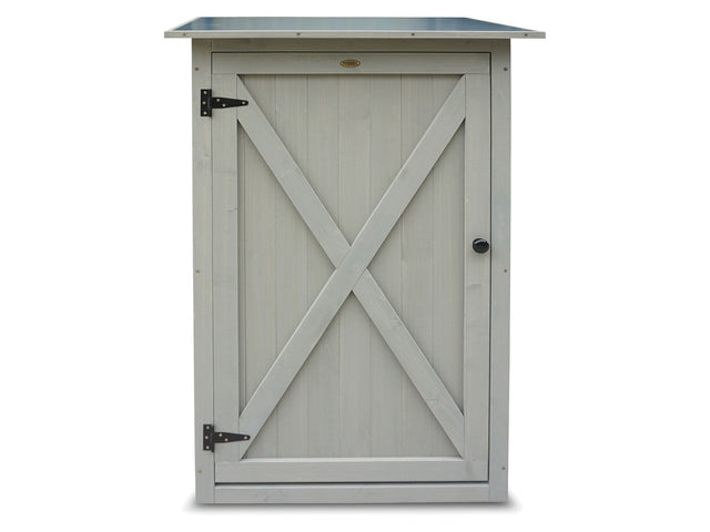 Armoire de jardin Benno, 76 x 56 x 117 cm, gris