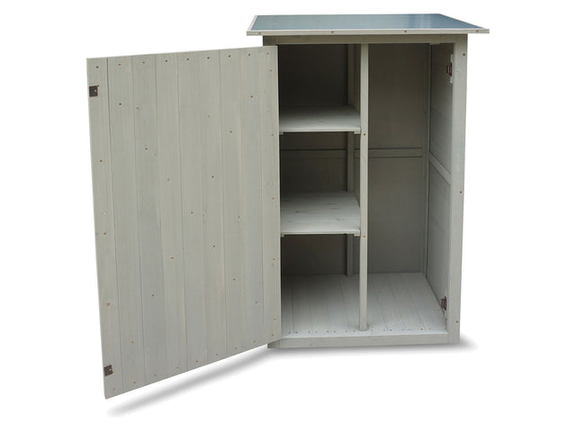 Armoire de jardin Benno, 76 x 56 x 117 cm, gris