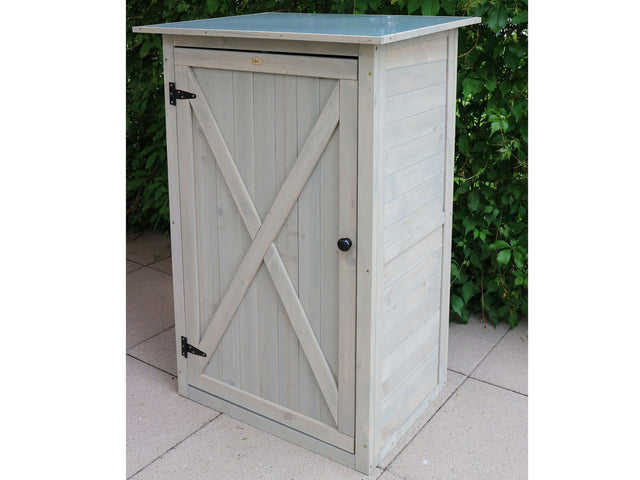 Armoire de jardin Benno, 76 x 56 x 117 cm, gris