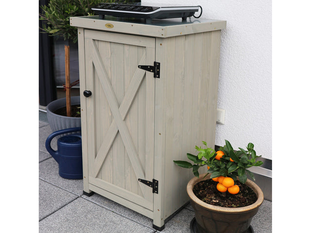 Armoire de jardin Kompakt, 45 x 45 x 91 cm, gris