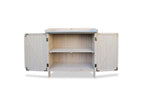 Table de jardin avec meuble bas, 98 x 48 x 95 cm
