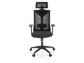 Chaise de bureau / Fauteuil pivotant « KODIAK », réglable en hauteur, noir