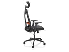 Chaise de bureau / Fauteuil pivotant « KODIAK », réglable en hauteur, noir
