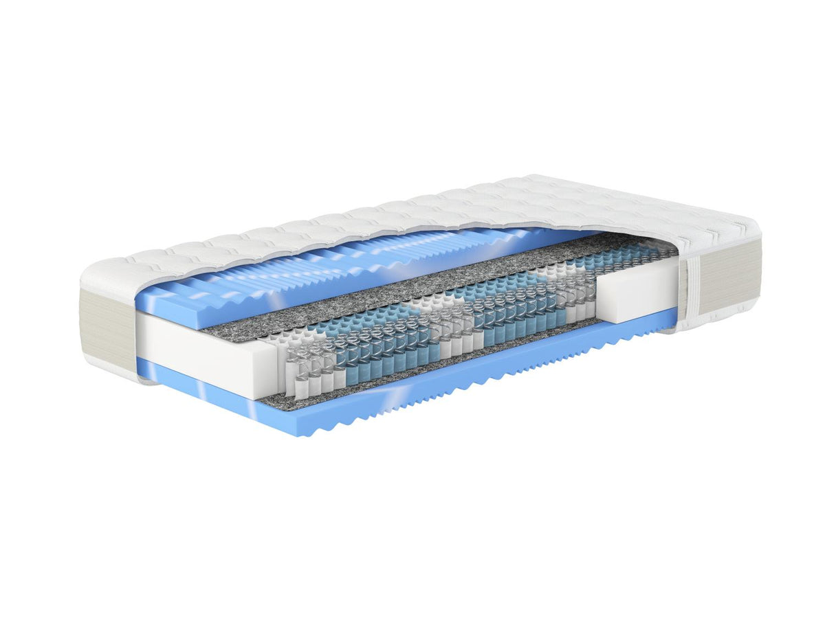 Matelas à ressorts ensachés, 7 zones XXL Gelstar T-1000