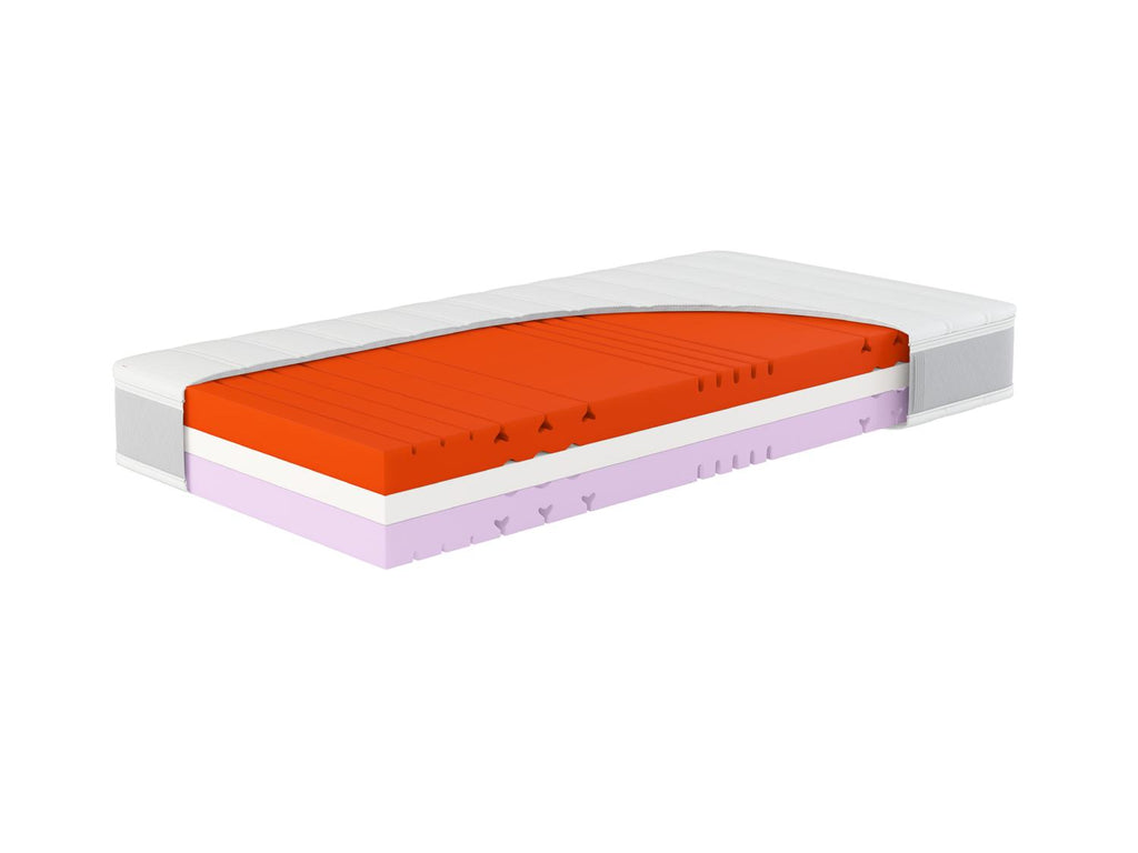 Matelas en mousse froide Sleep Balance Pro, 7 zones, H2/H3 ou H3/H4