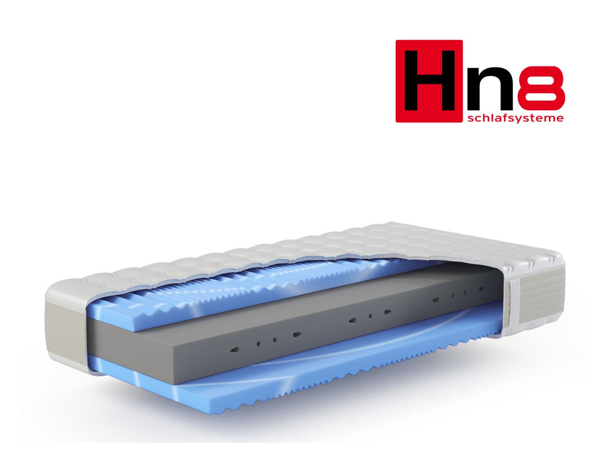 Matelas en mousse froide XXL Gelstar KS, 7 zones, H2, H3 ou H4