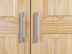 Armoire à vêtements en pin massif, veines naturelles