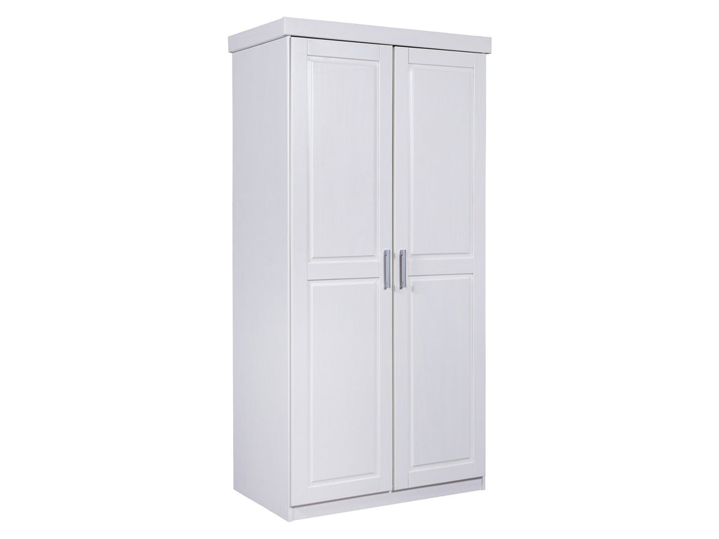 Armoire à vêtements en pin massif, veines naturelles