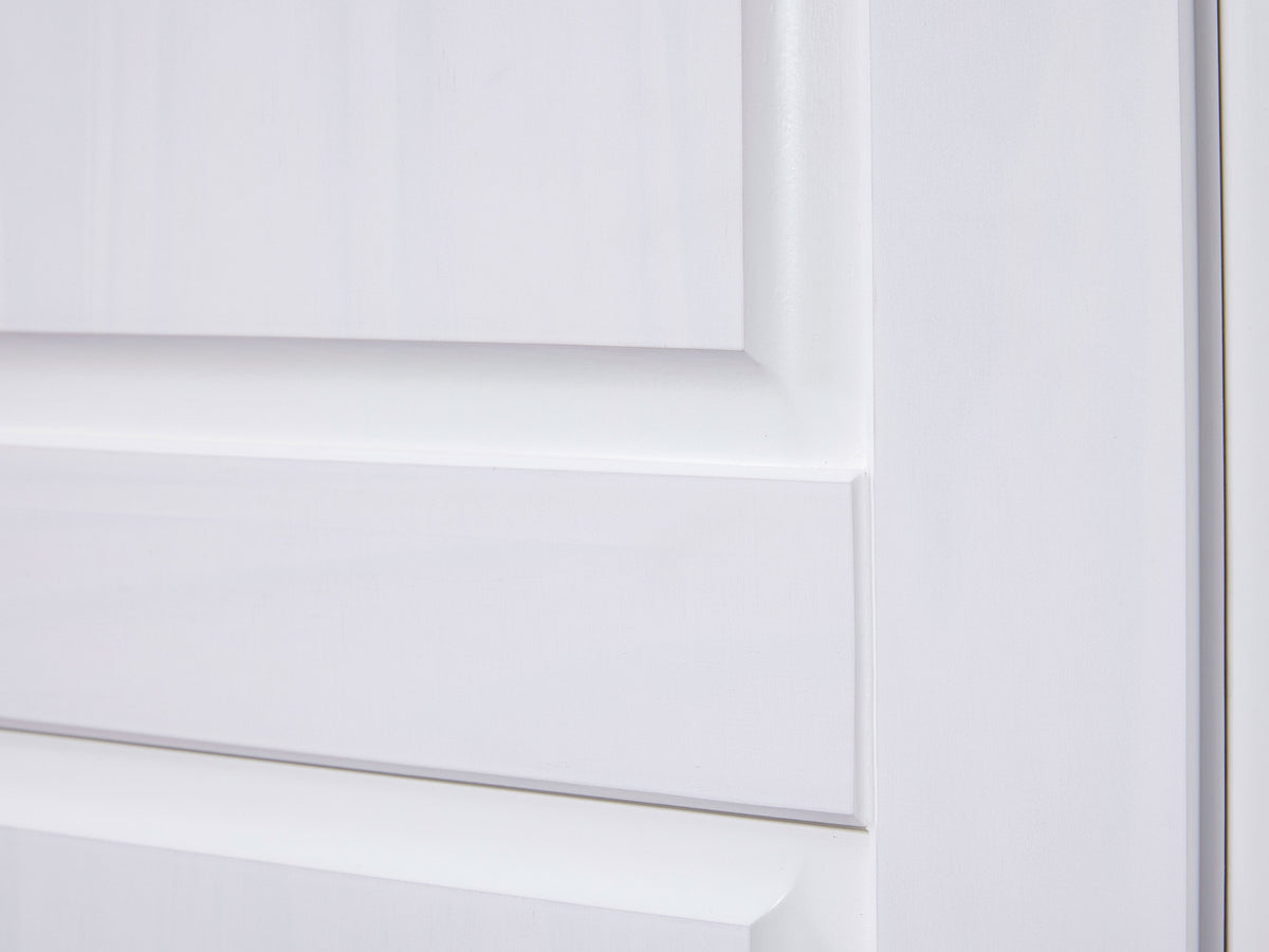 Armoire à vêtements en pin massif, veines naturelles