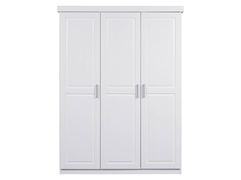 Armoire à vêtements en pin massif, veines naturelles
