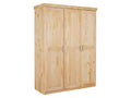 Armoire à vêtements en pin massif, veines naturelles