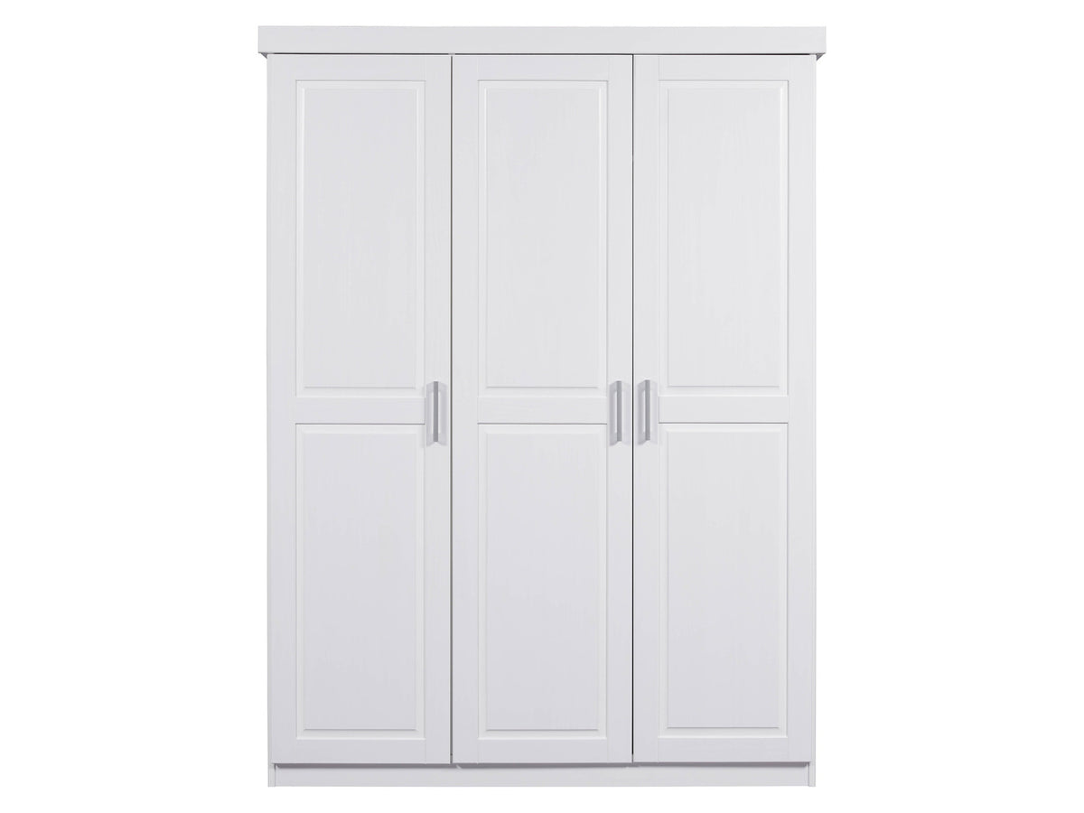 Armoire à vêtements en pin massif, veines naturelles