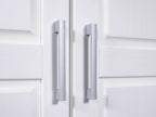 Armoire à vêtements en pin massif, veines naturelles