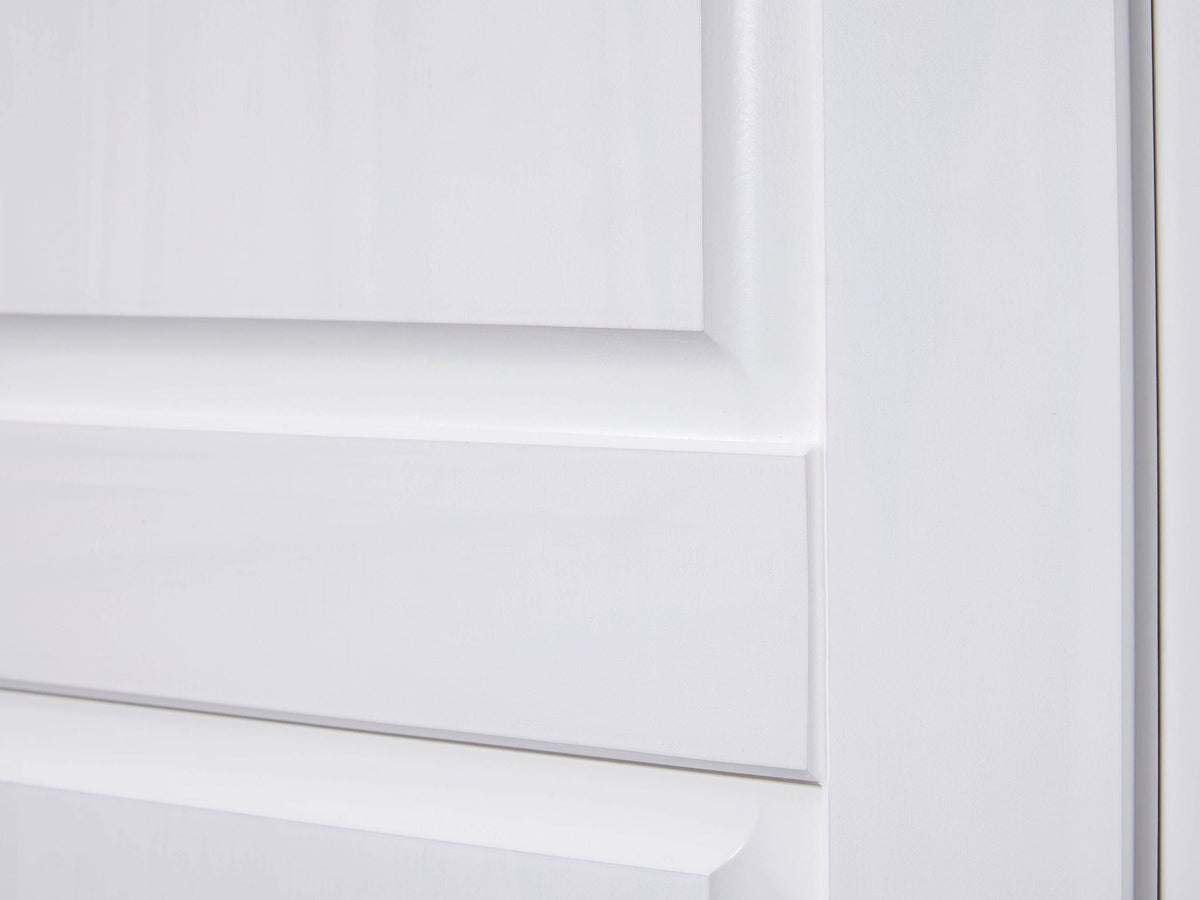 Armoire à vêtements en pin massif, veines naturelles