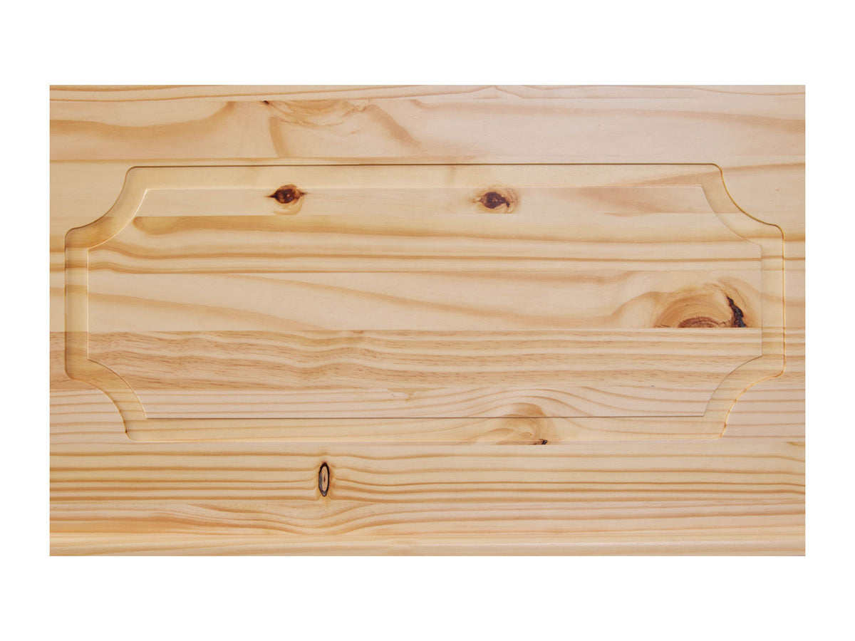 Coffre à jouets en bois massif Emel, 89 x 53 x 47 cm