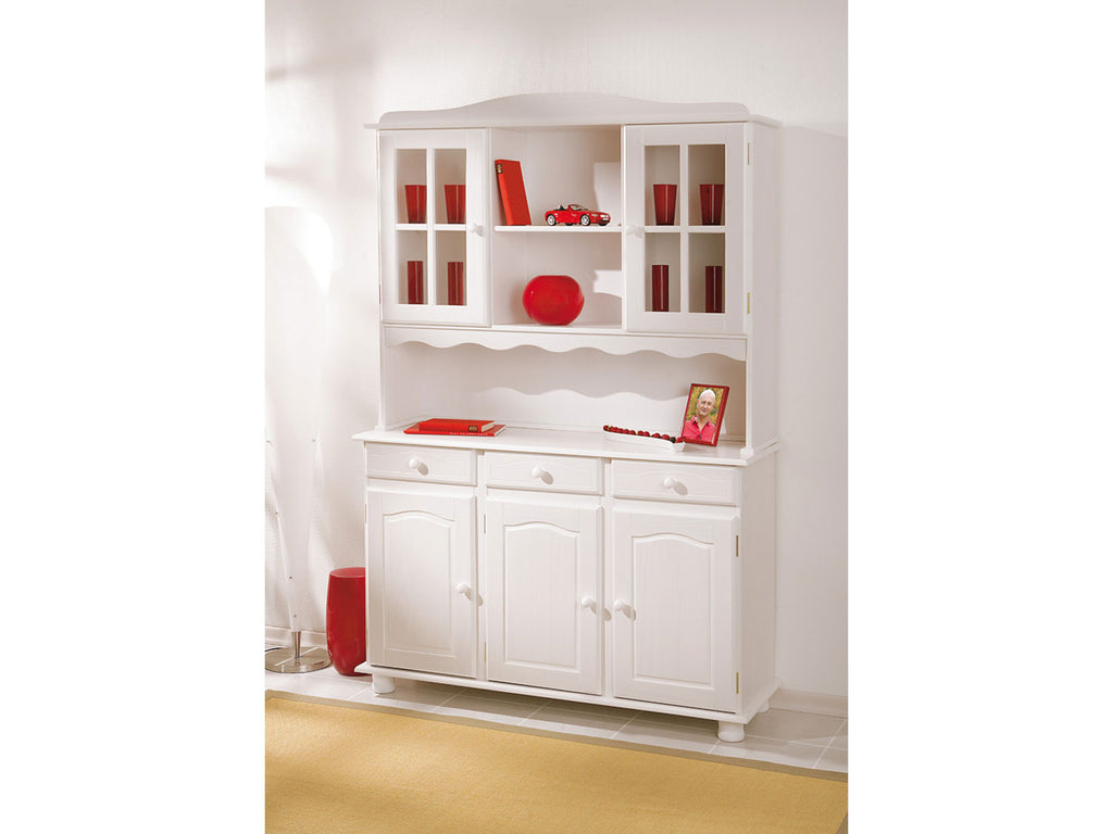 Inter Link Meuble vitrine style champêtre, 2 ou 3 portes