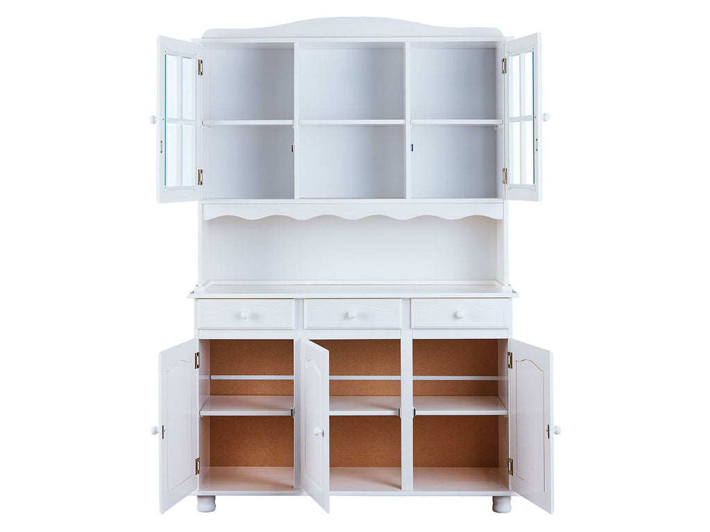 Inter Link Meuble vitrine style champêtre, 2 ou 3 portes