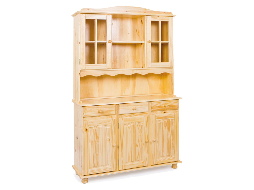 Inter Link Meuble vitrine style champêtre, 2 ou 3 portes