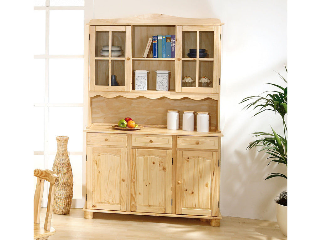 Inter Link Meuble vitrine style champêtre, 2 ou 3 portes