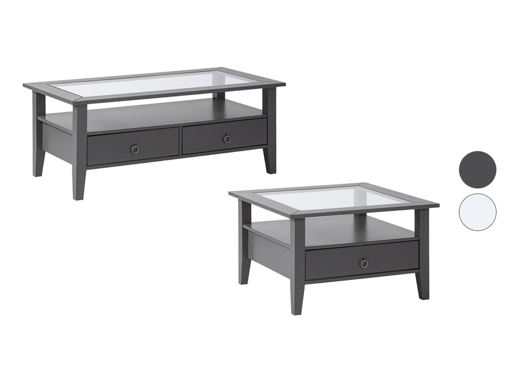 Inter Link Table basse, avec dessus en verre