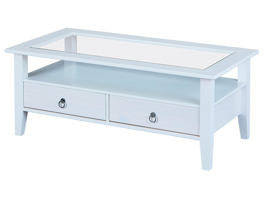 Inter Link Table basse, avec dessus en verre