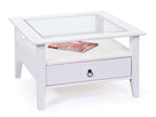 Inter Link Table basse, avec dessus en verre
