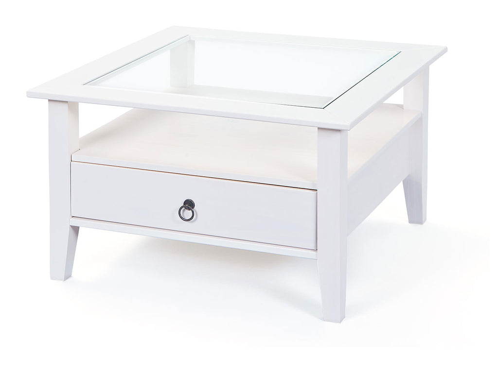 Inter Link Table basse, avec dessus en verre
