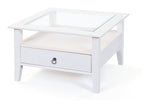 Inter Link Table basse, avec dessus en verre